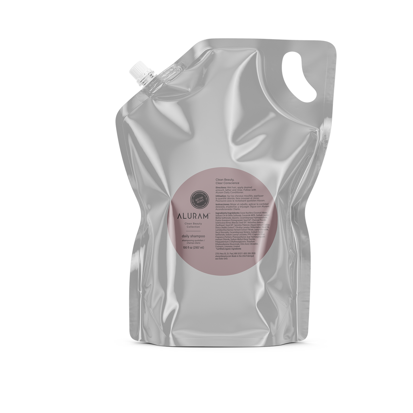 Daily Shampoo Pouch 100oz (Case of 4)