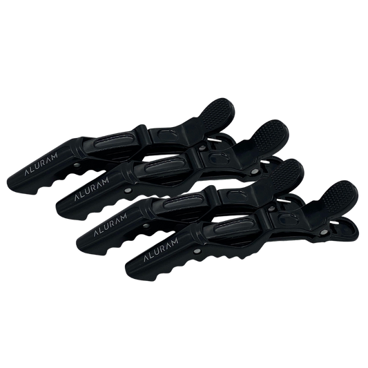 Black Alligator Clip (Pack of 4)